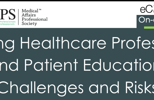 HCP and Patient Education Challenges MAPS Medical Affairs Webinar